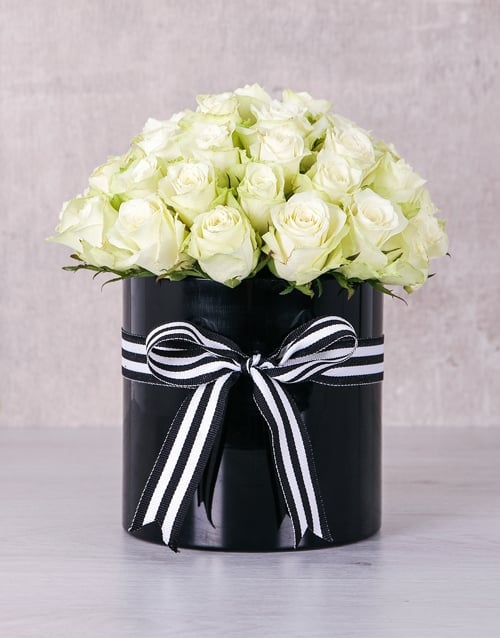 Eternal Love White Roses