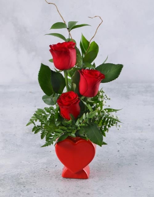 Starry Rose In A Heart