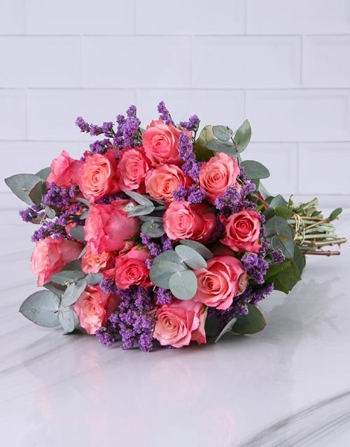 Pink And Precious Rose Bouquet