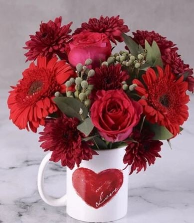 A Mug Of Lovely Blooms