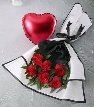 Timelessly Loving Red Rose Arrangement