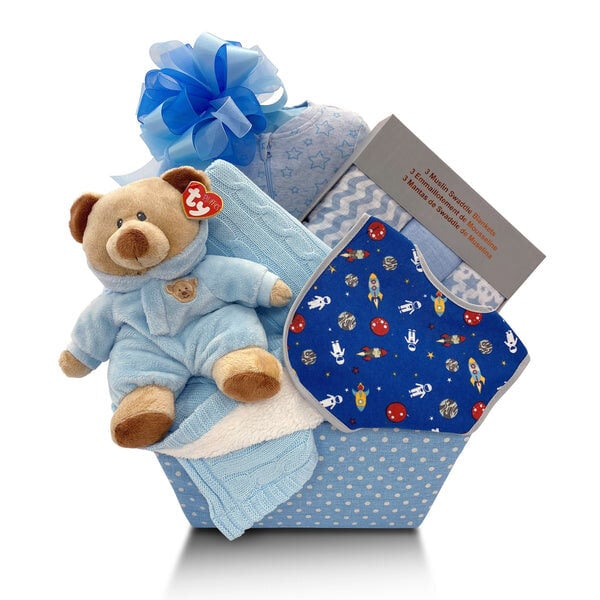 Baby Bundle of Joy Boy Gift Basket Baby Bundle of Joy Boy Gift Basket