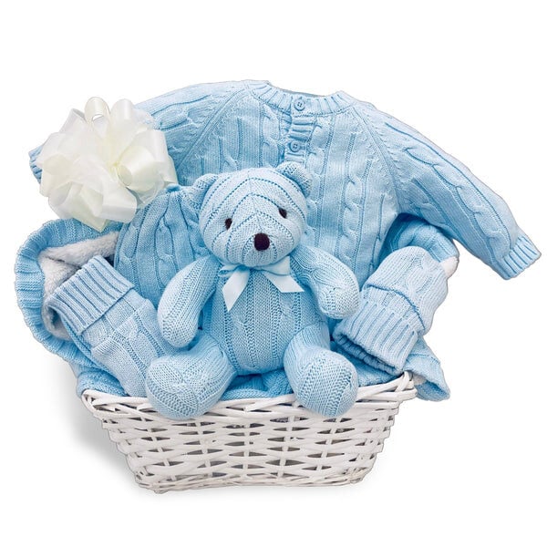 Dashing in Blue Baby Boy Gift Basket Dashing in Blue Baby Boy Gift Basket