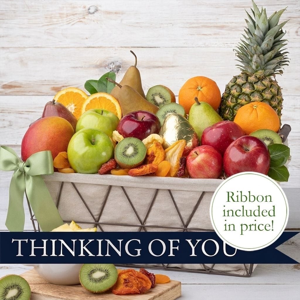 Fresh Fruit College Basket
