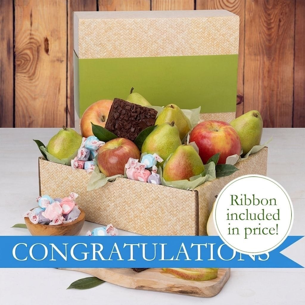 Congratulations Gift Box with Congratulations Ribbon