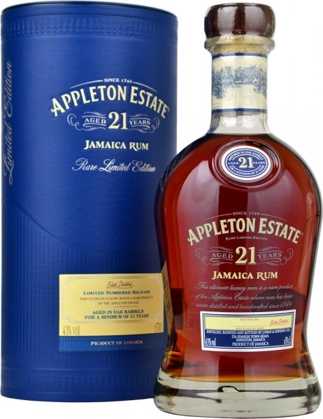Appleton Estate 21 Year Old Rum 70cl