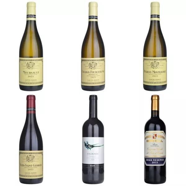 Iconic Burgundy, Barolo and Rioja Mixed Case 6x75cl