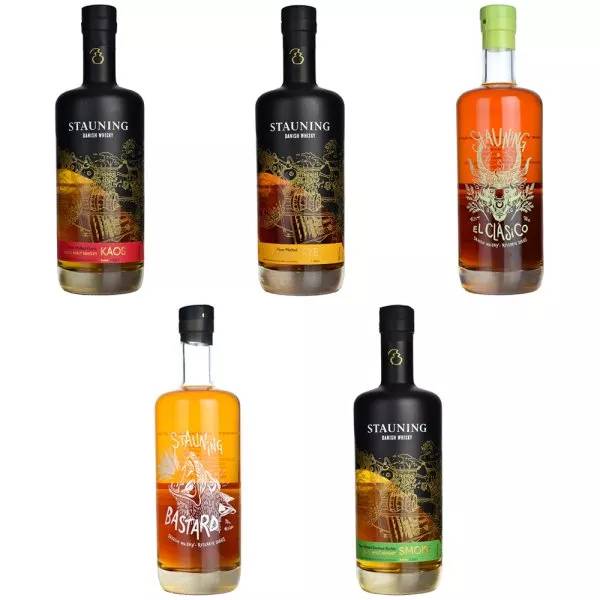Stauning Danish Whisky Mixed Case 5x70cl