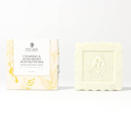 Cleansing & Moisturizing Body Butter Bar - Revitalizing White Moss