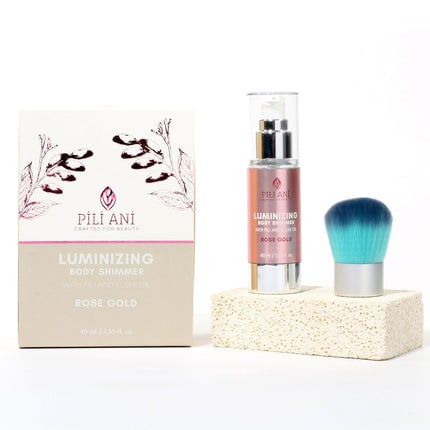 Luminizing Body Shimmer. With Pili and Elemi Oil (Rose Gold)