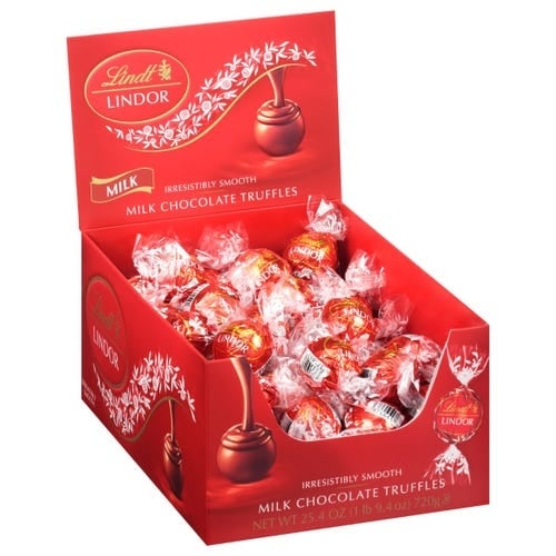 Milk Chocolate LINDOR Truffles Box (60-pc, 25.4 oz)