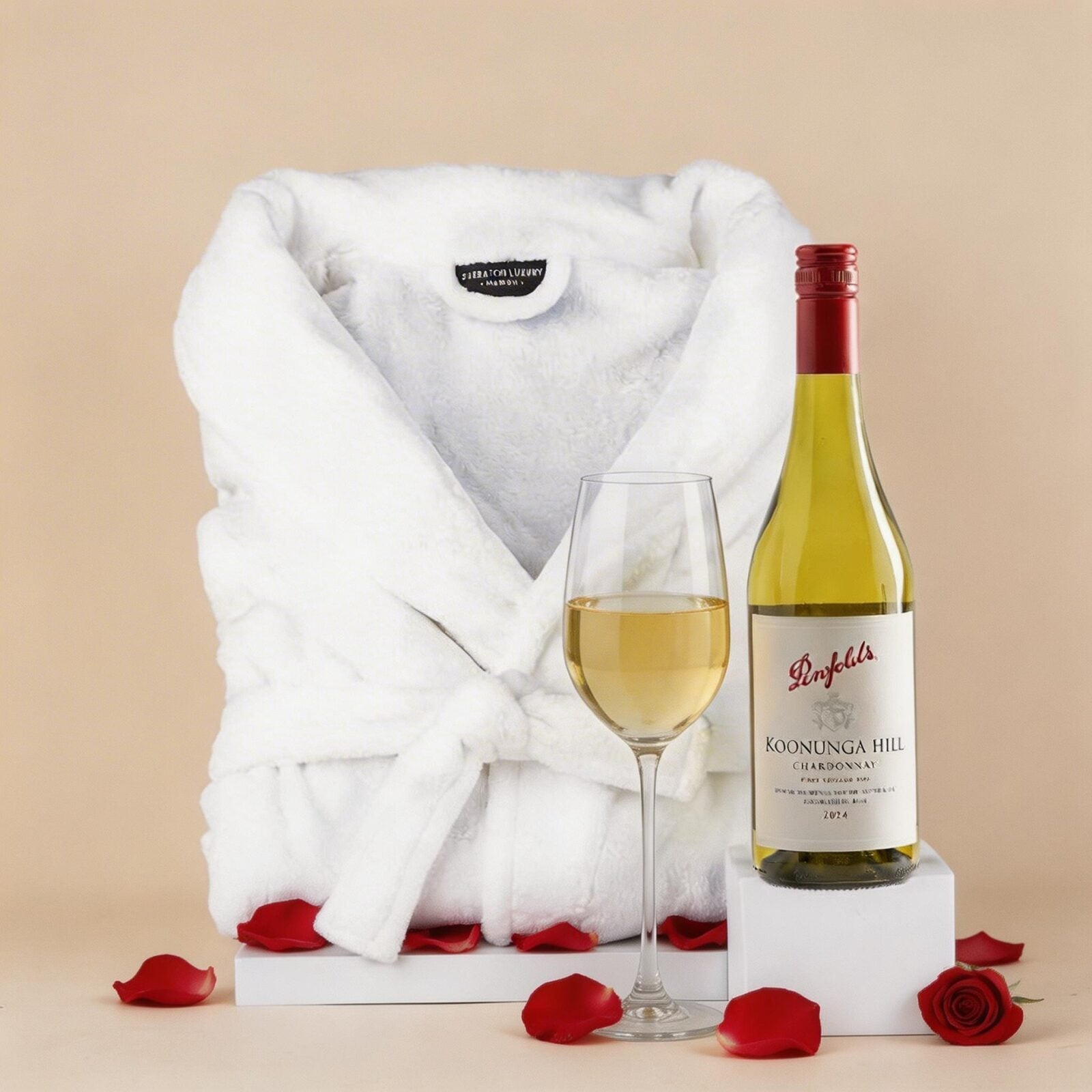 Bathrobe & Wine Gift