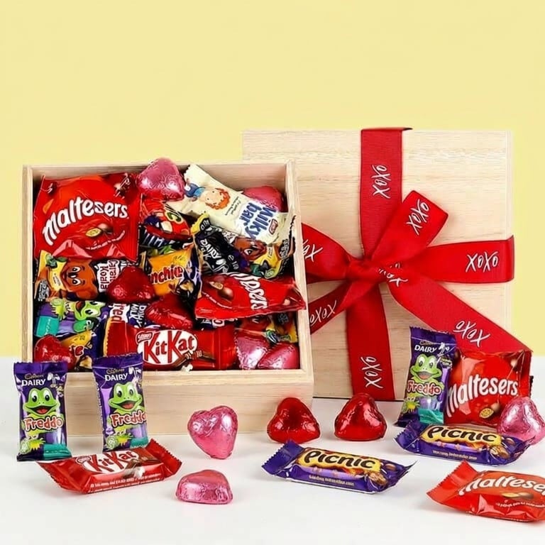 Chocolate Box of Love - Red