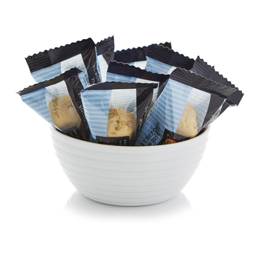 White Choc Chunk & Macadamia Nut Cookies - Twin Pack Baby Buttons (100 X 25g)