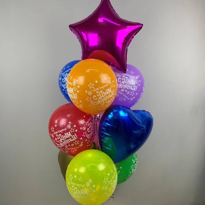 Fountain,of,balloons,"Happy,Birthday"
