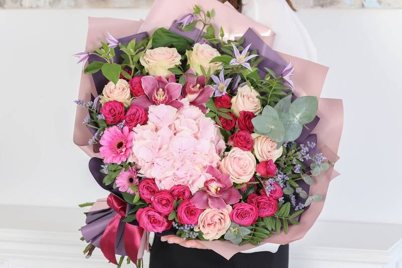 Bouquet,"Mystique",with,gerberas