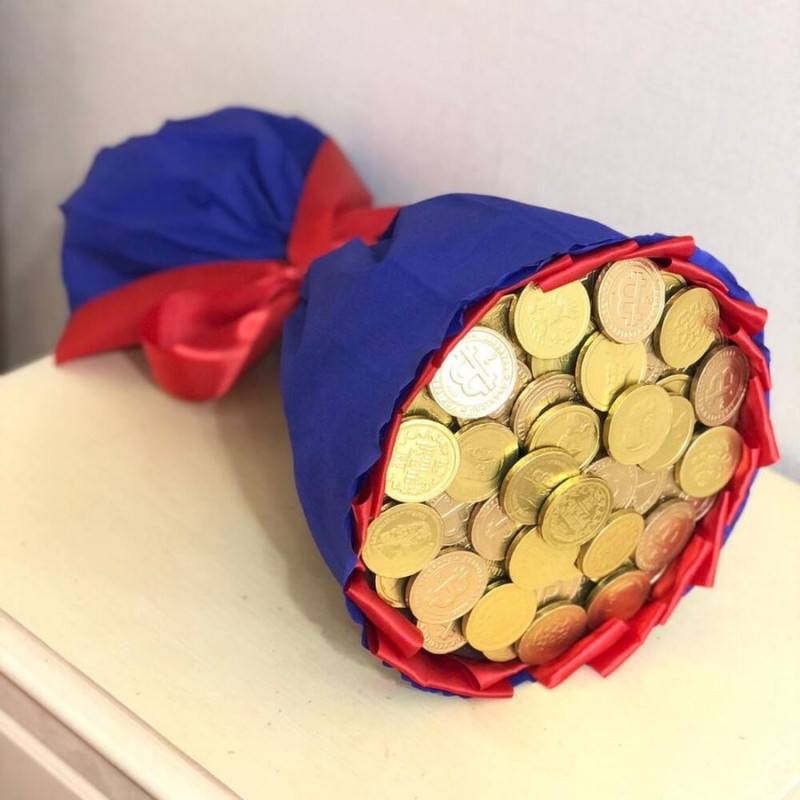 Bouquet,of,chocolate,coins