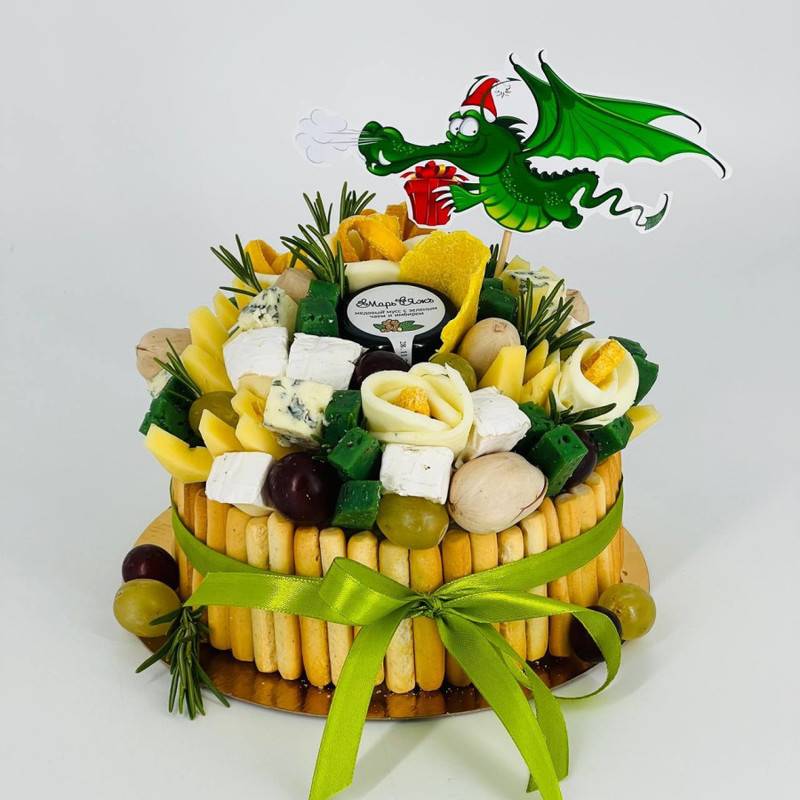 Podarok,s_edobnij,,bento,tort,zakusochnij,iz,sira