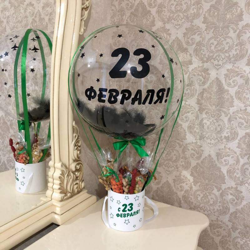 Muzhskoj,booket,on,February,23,,iz,orehov,i,snekov,s,sharom,babls
