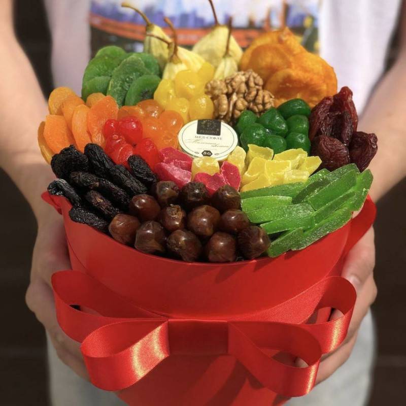 Buket,suhofruktov,s,myodom.,Podarok,na,Ramadan