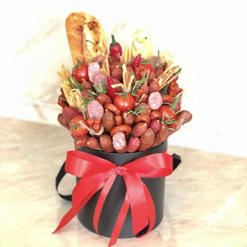 Bouquet,of,products,with,sausage