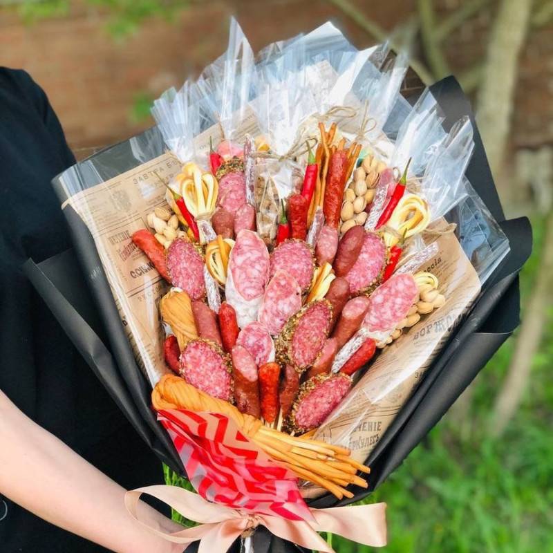 Bouquet,of,sausages,and,snow