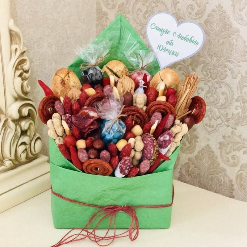 A,bouquet,of,sausages