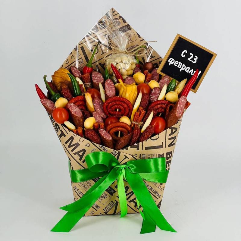 The,last,bouquet,for,men,is,on,February,23rd.,Sausage,Set