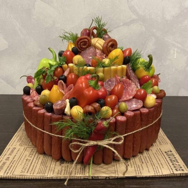 Sausage,and,cheese,cake