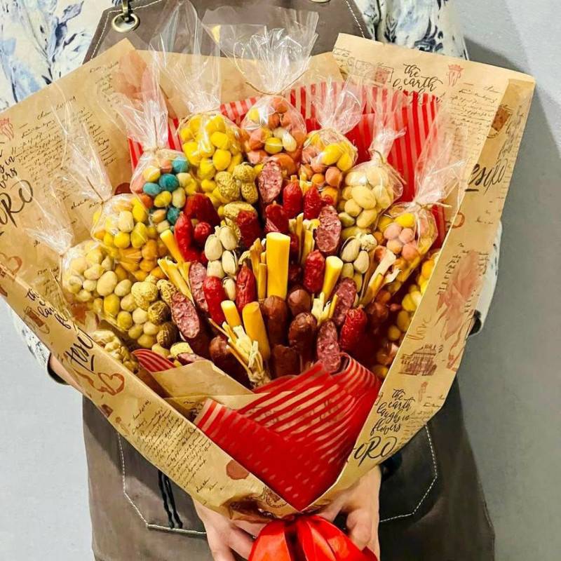 Bouquet,of,sausages,and,snow