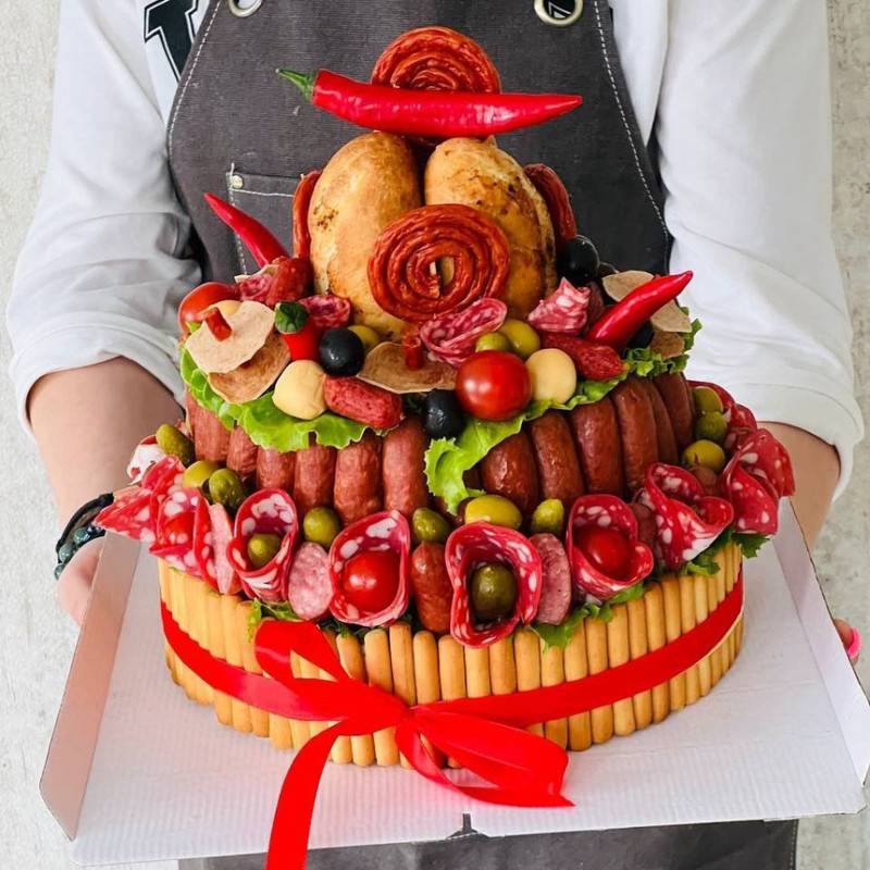 Huge,sausage,cake