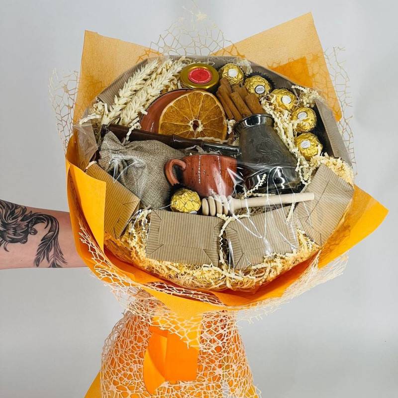 Coffee,bouquet,so,sweet,chajnoj,paroj,and,turkey