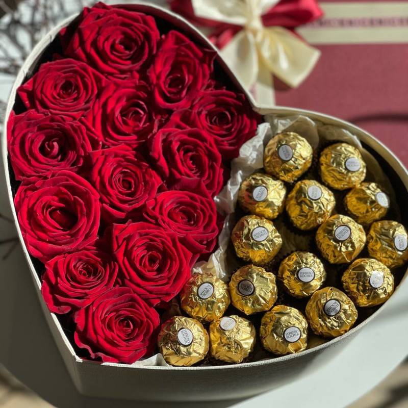 Bouquet,of,sweet,heart,roses