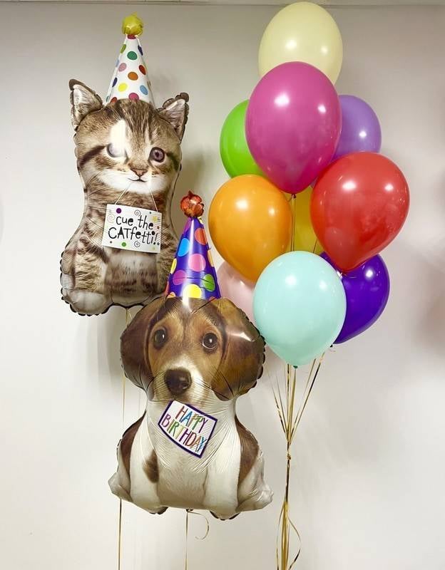 Air,balloons,Set,"Kitten,and,rabbit",(12,units,in,sets)