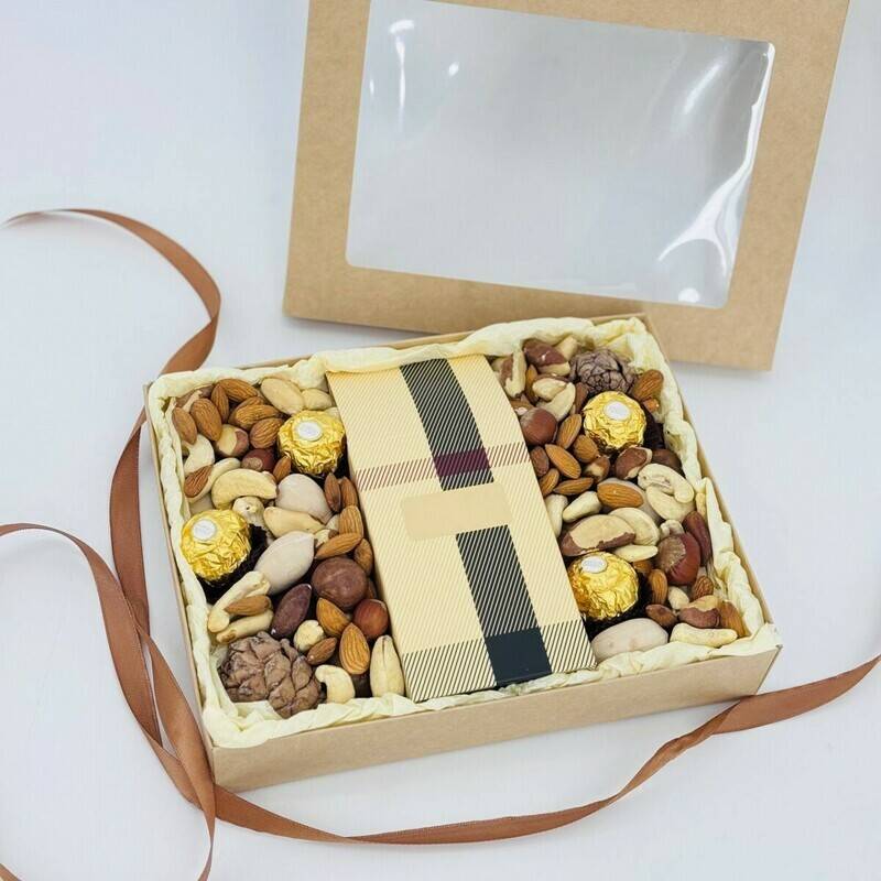 Gift,a,nasipnoj,bok,with,candy,canes,and,elite,tea.,Teacher,gift,for,September,1st.,Elite,Housing