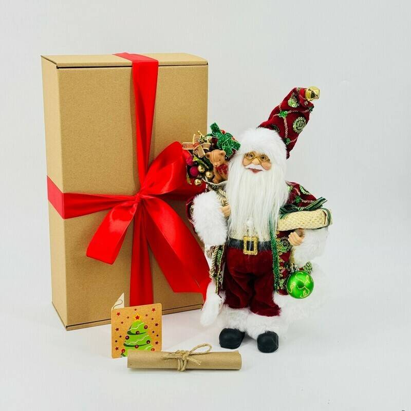 New,Year's,Santa,Claus.,Interior,handmade,New,Year's,doll.