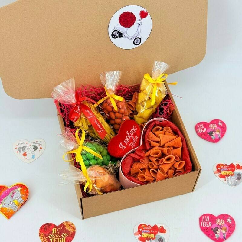 Gift,set,of,snacks,and,nuts.,Beer,snack,set.,Gift,for,February,14th.