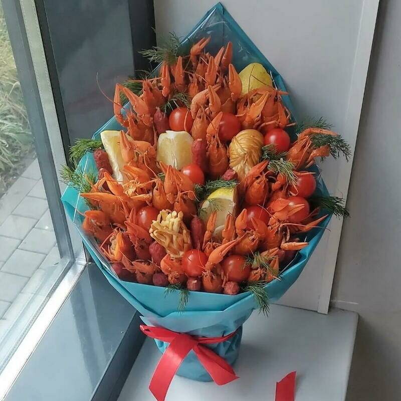 Bouquet,of,crayfish.,Male,bouquet,with,various,crayfish.,Male,bouquet.,Crayfish.,Bouquet,ra,23,Febralya