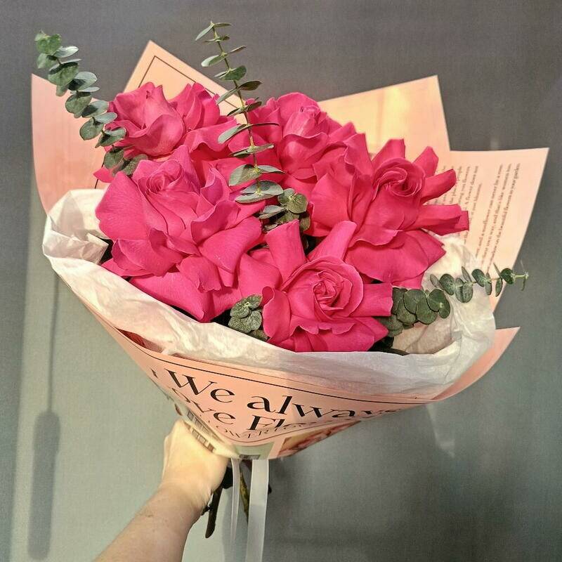 French,Malinova,Rose,Bouquet,French,Rose