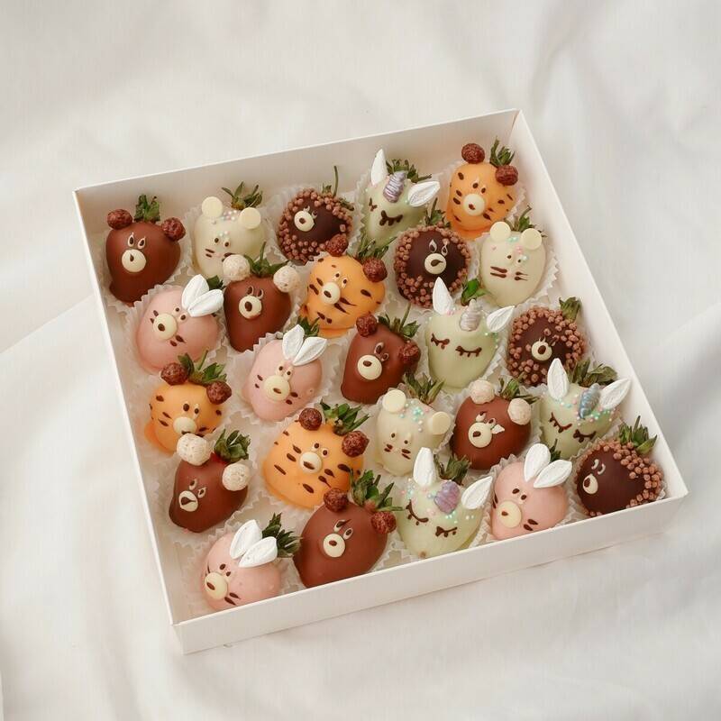 Set,of,"Zveryata",with,strawberries,in,chocolate,,16-20,berries