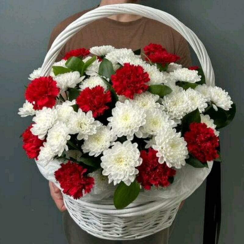 Funeral,basket,Mourning,bouquet,TCveti,for,weddings,Red,carnation