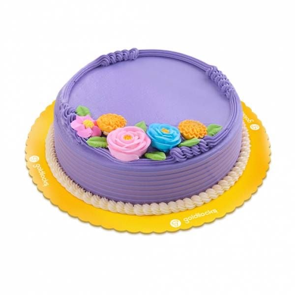 Pastel Blooms UBE Cake by Goldilocks