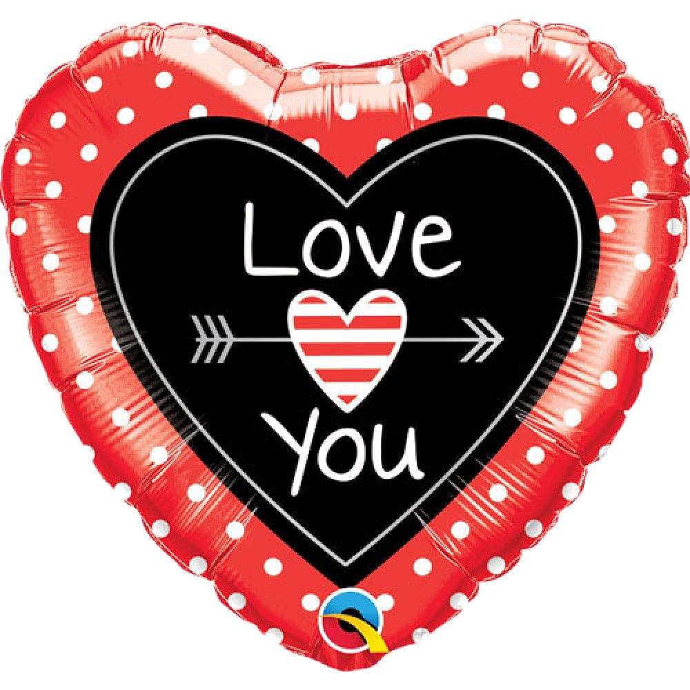 1 pc. I Love You Mylar Balloon