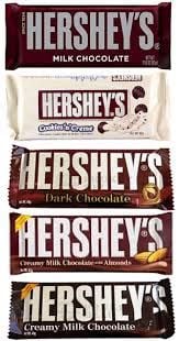 Hershey's Chocolate 5 Assorted Bars