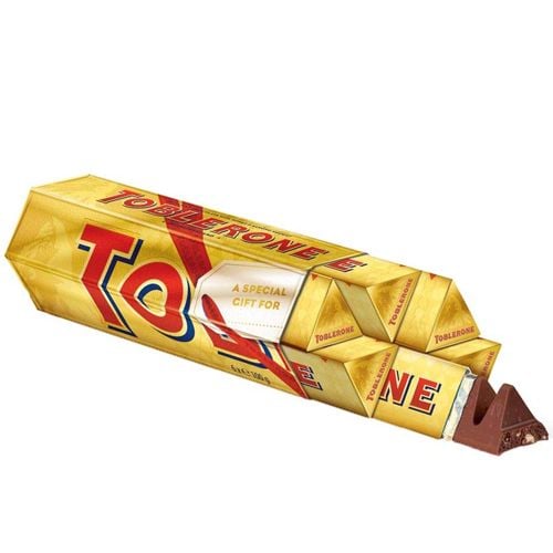 Toblerone Gold 6 Bar 100g Each