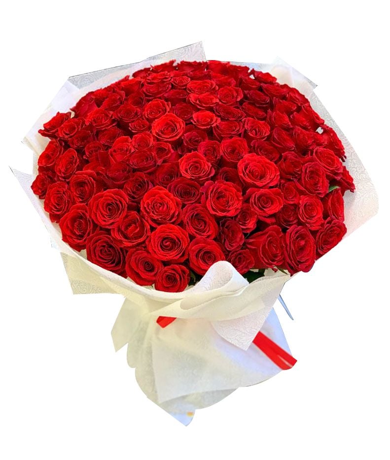 Love the Pyramid 99 Red Color Roses