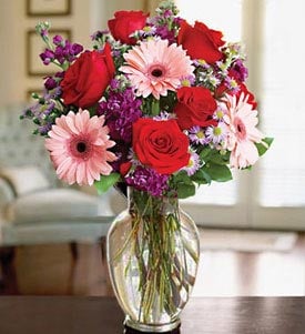 Love Seduction (24 Roses + 12 Gerbera Daisiesus)