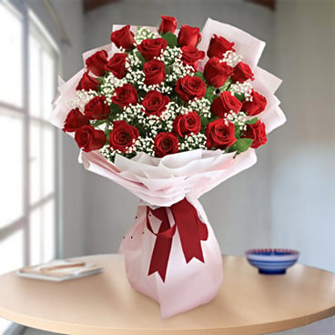 Romance Gift Roses (12 Roses Bouquet)