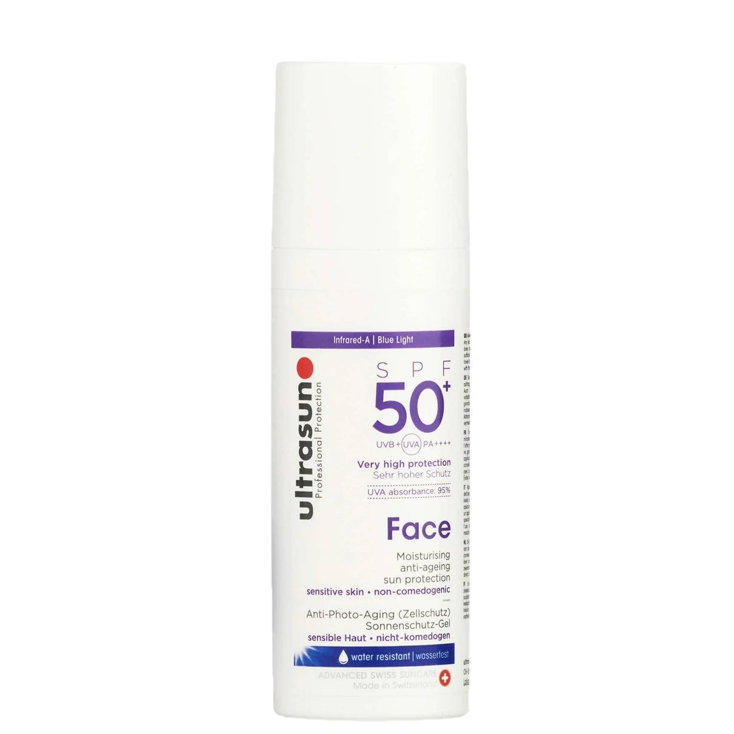Ultrasun Face Anti-Ageing Sun Protection For Sensitive Skin SPF50+ 50ml