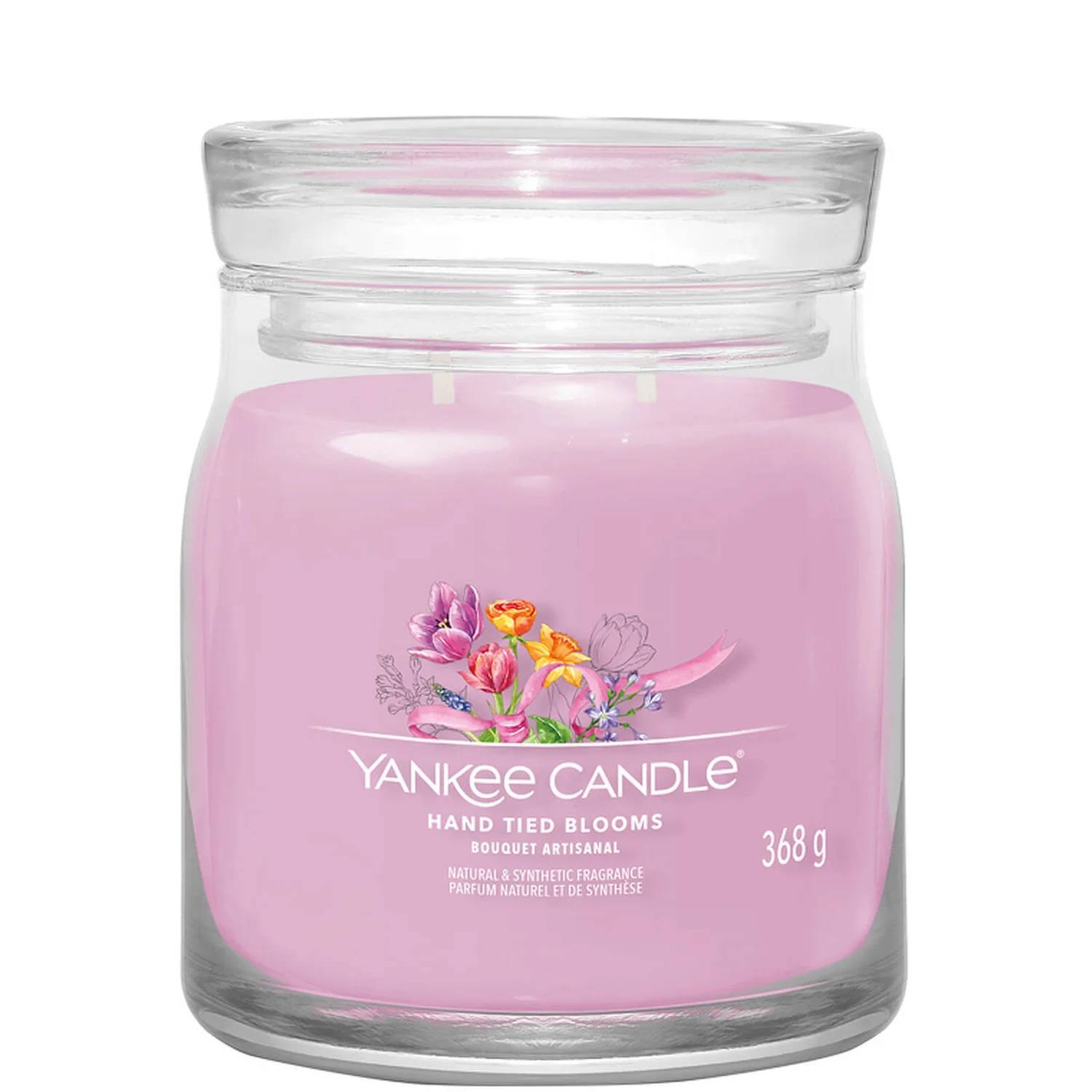 Yankee Candle Signature Jar Candle Medium Jar Hand Tied Blooms 368g